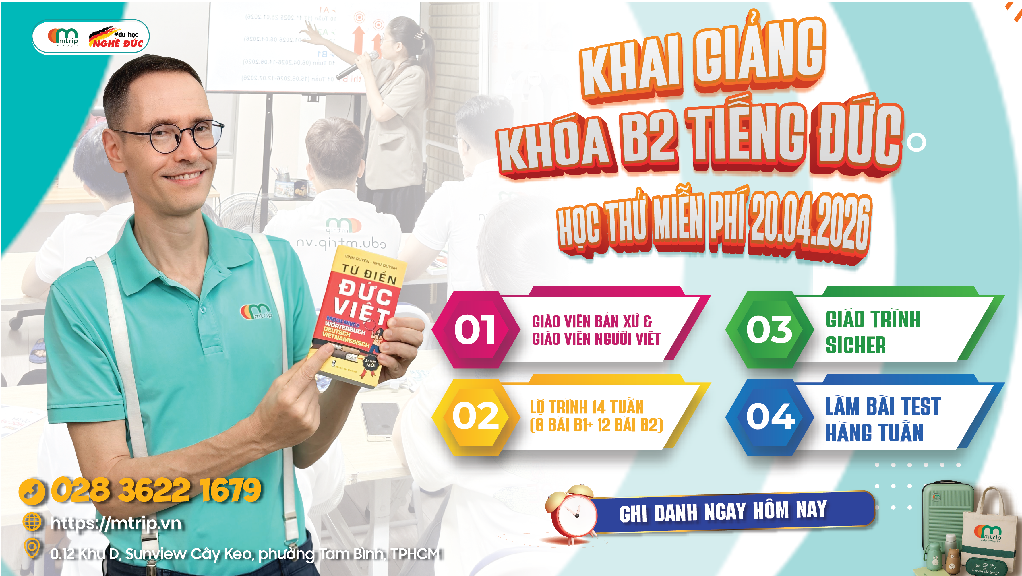 THI CHỨNG CHỈ TIẾNG ĐỨC B1 & B2 TELC